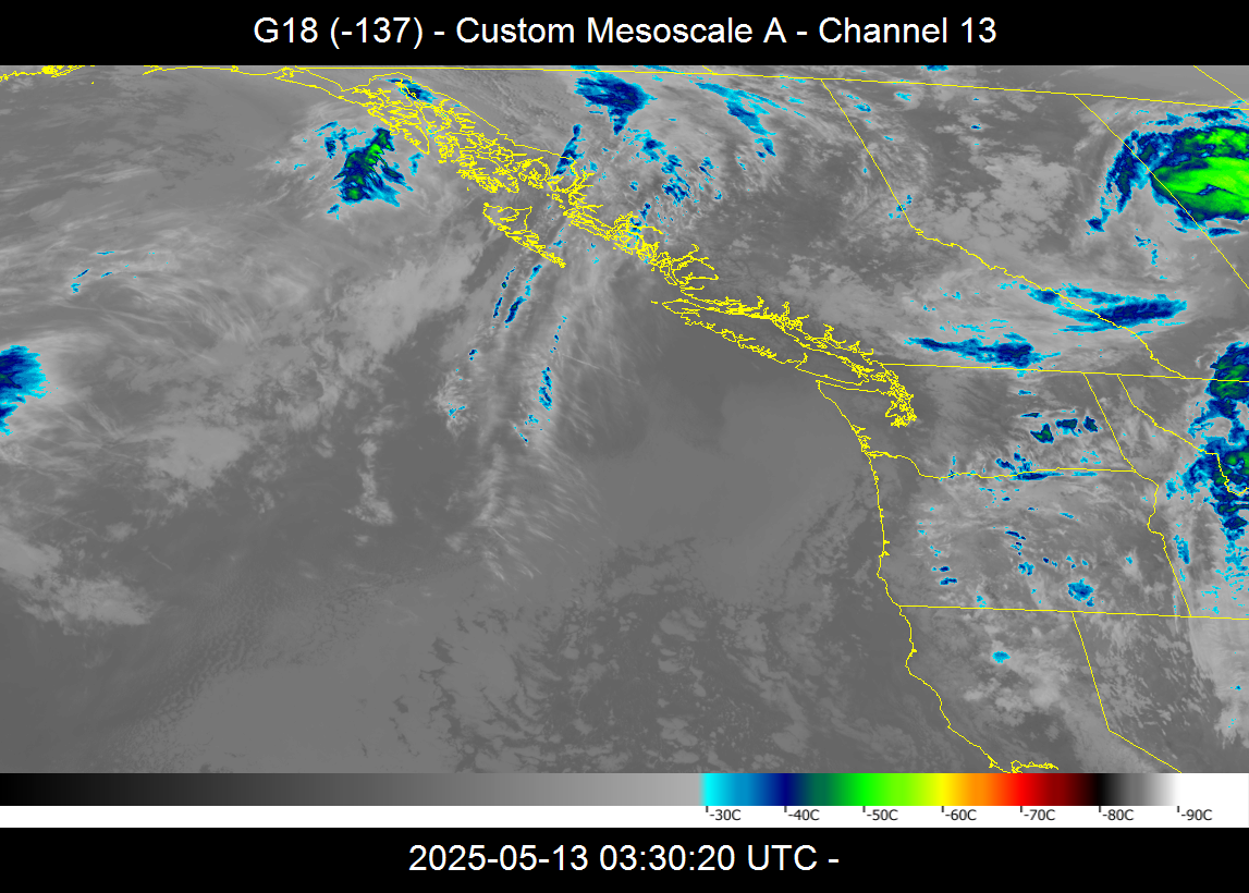 GOES West Pacfic Northwest